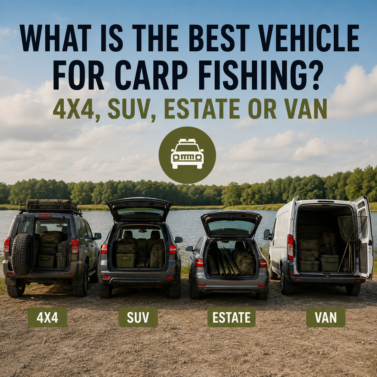 Best vehicle for carp fishing – 4x4, SUV, estate or van